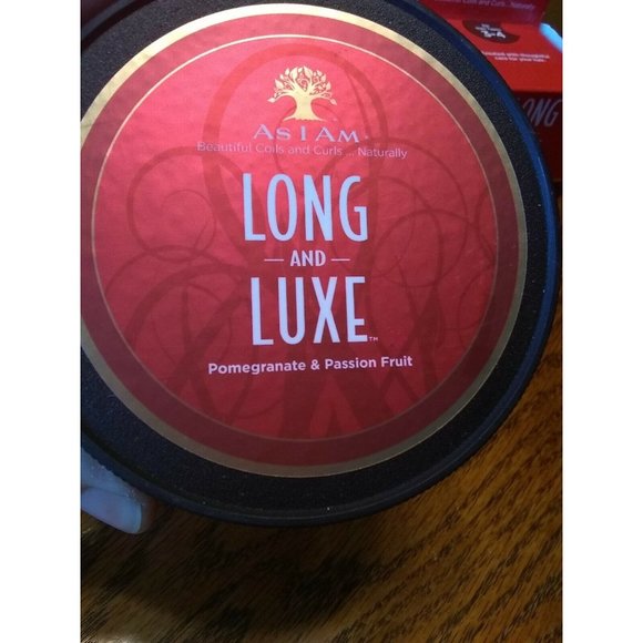 As I Am Long & Luxe Pom/Passion Frt GroEdges 4oz, growash 16oz, conditioner 12oz - Picture 6 of 11